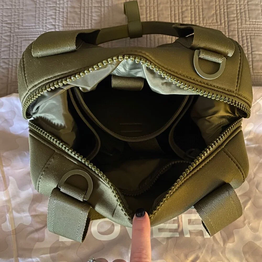 Dagne Dover, Landon Carryall, Dark Moss, Like new, size small with dust bag - Picture 5 of 10